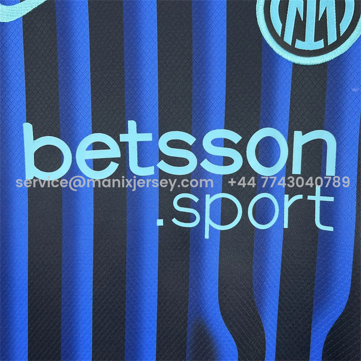 ManixJersey.com | Women's Inter Milan 25-26 Home Jersey -Customize Name, Number and Patch | Worldwide Shipping