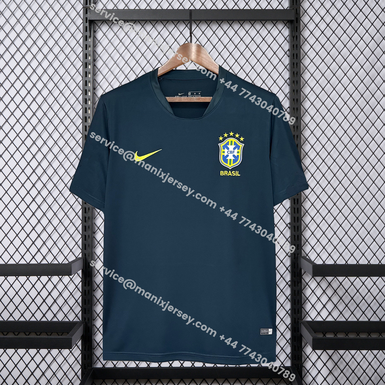 ManixJersey.com | Brazil 2026 Dark Blue Training Jersey - Fans Version -Customize Name, Number and Patch | Worldwide Shipping