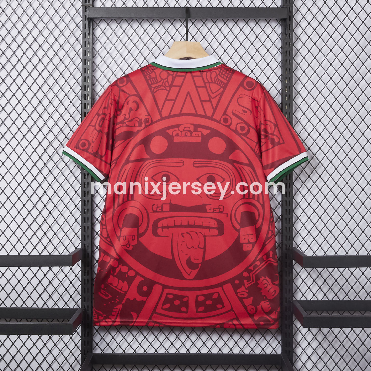 ManixJersey.com | Retro Mexico 1998 Red Special Edition Jersey -Customize Name, Number and Patch | Worldwide Shipping