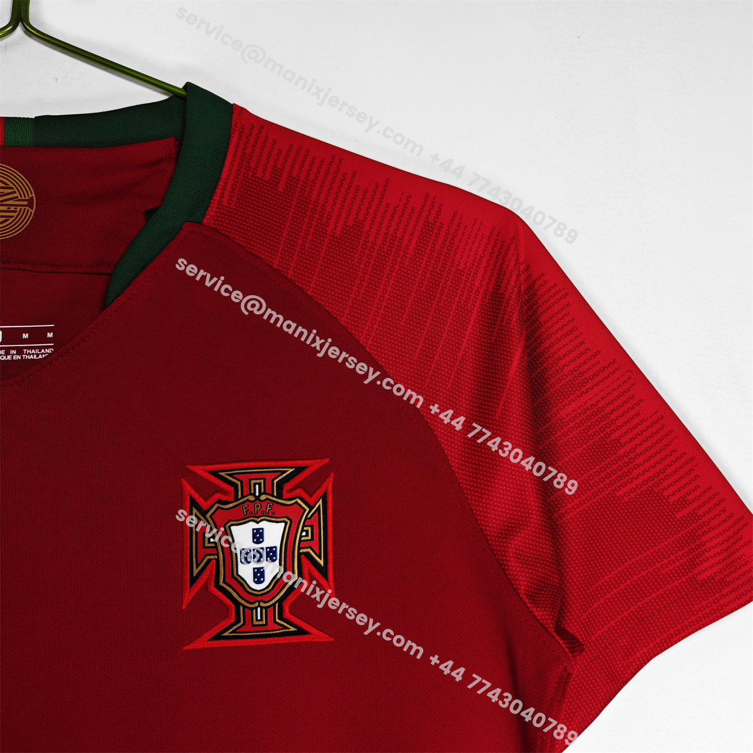 ManixJersey.com | Retro Portugal 2018 Home Jersey -Customize Name, Number and Patch | Worldwide Shipping