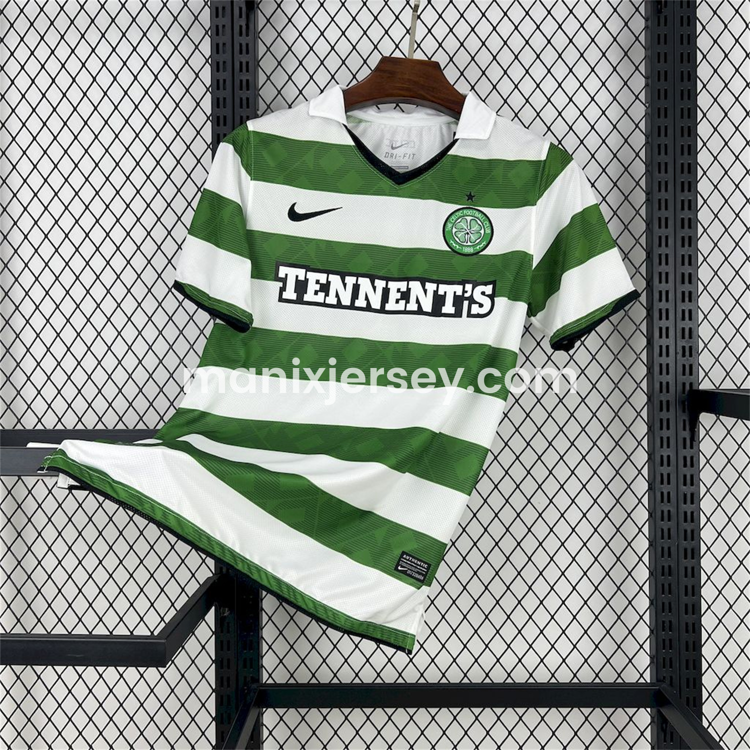 ManixJersey.com | Retro Celtic 2010-12 Home Jersey -Customize Name, Number and Patch | Worldwide Shipping