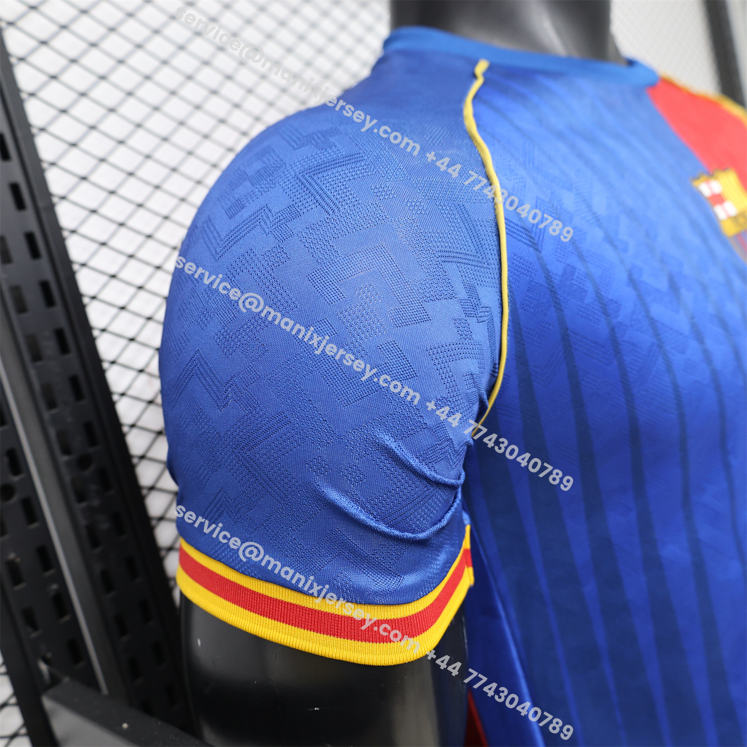 Barcelona 26-27 Red Blue Retro Style Casual Jersey - Player Version:football jersey mysite: unitedjerseyfootball 邓江浪:football