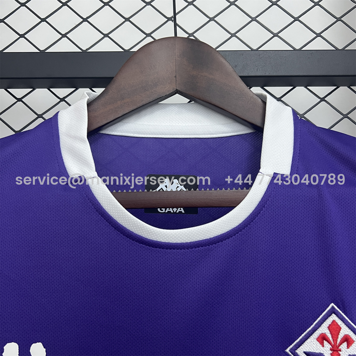 ManixJersey.com | Fiorentina 25-26 Home Jersey - Fans Version -Customize Name, Number and Patch | Worldwide Shipping