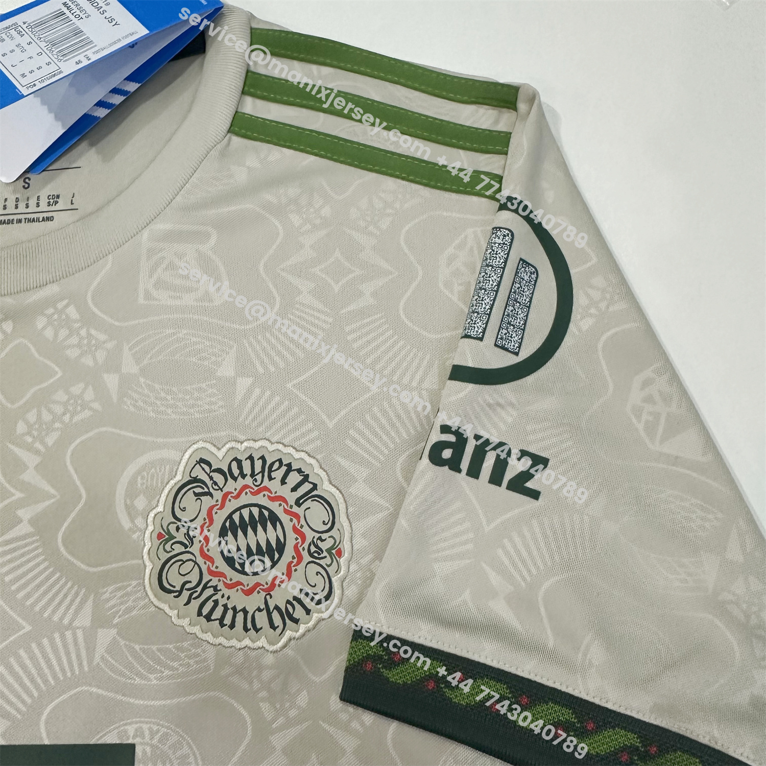 ManixJersey.com | Bayern Munich 25-26 Oktoberfest Jersey - Fans Version -Customize Name, Number and Patch | Worldwide Shipping