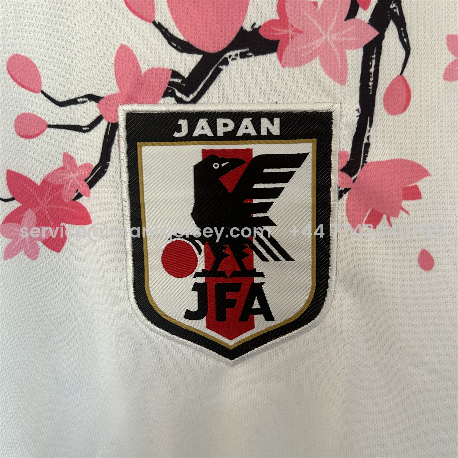 ManixJersey.com | Japan 25-26 Conan Skateboarding Under The Cherry Blossom Tree White Special Jersey - Fans Version -Customize Name, Number and Patch | Worldwide Shipping