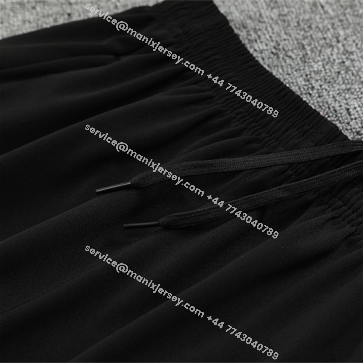 ManixJersey.com | Manchester City 25-26 Long Sleeve Training Set - Black Top & Black Pants -Customize Name, Number and Patch | Worldwide Shipping