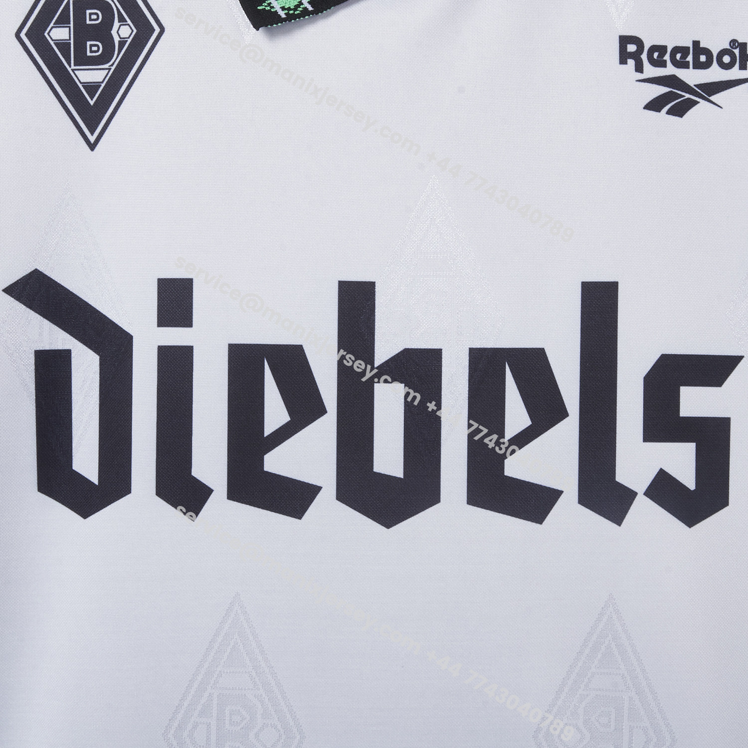ManixJersey.com | Retro Borussia Mönchengladbach 1995-96 Home Jersey -Customize Name, Number and Patch | Worldwide Shipping