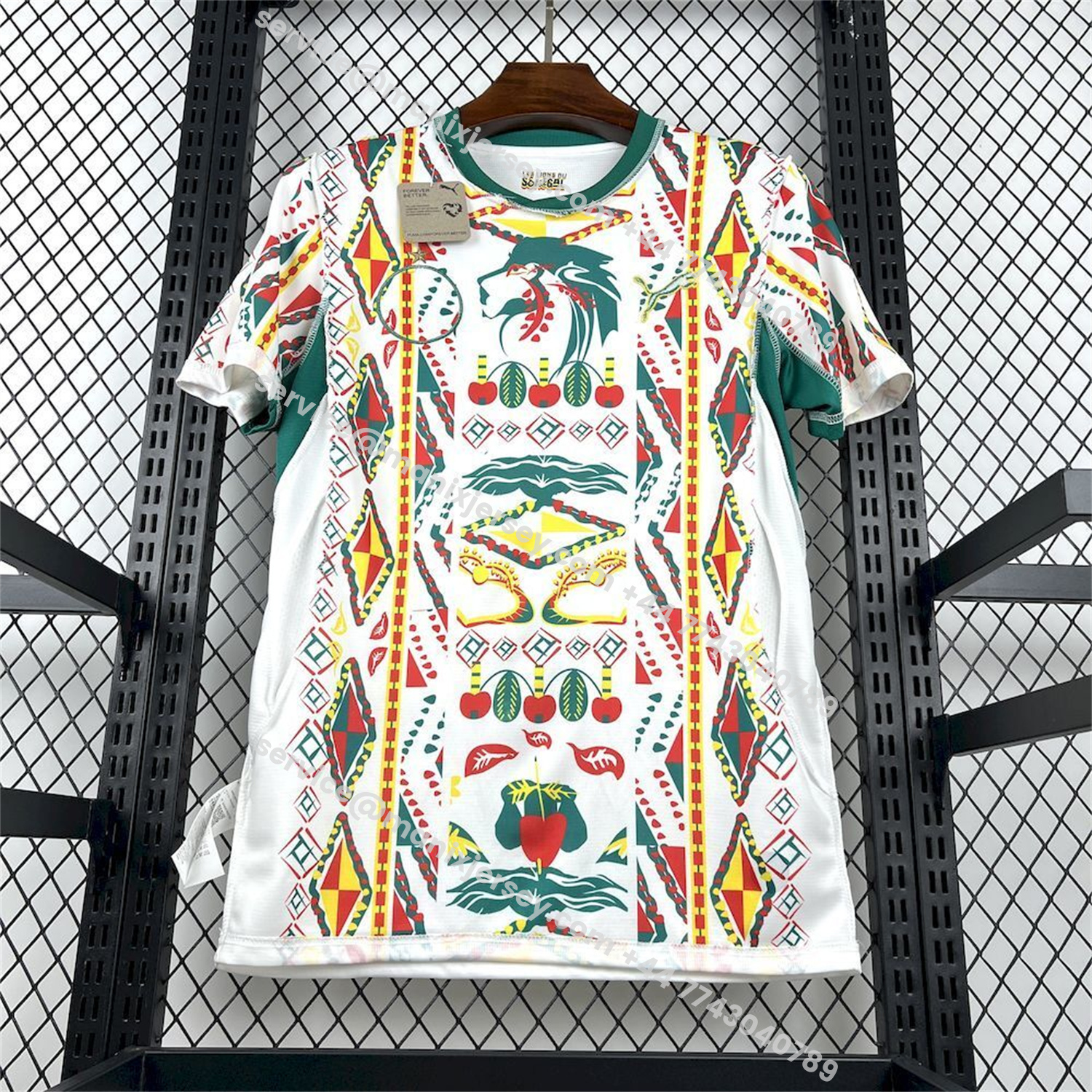 ManixJersey.com | Senegal 2026 Home White Jersey - Fans Version -Customize Name, Number and Patch | Worldwide Shipping