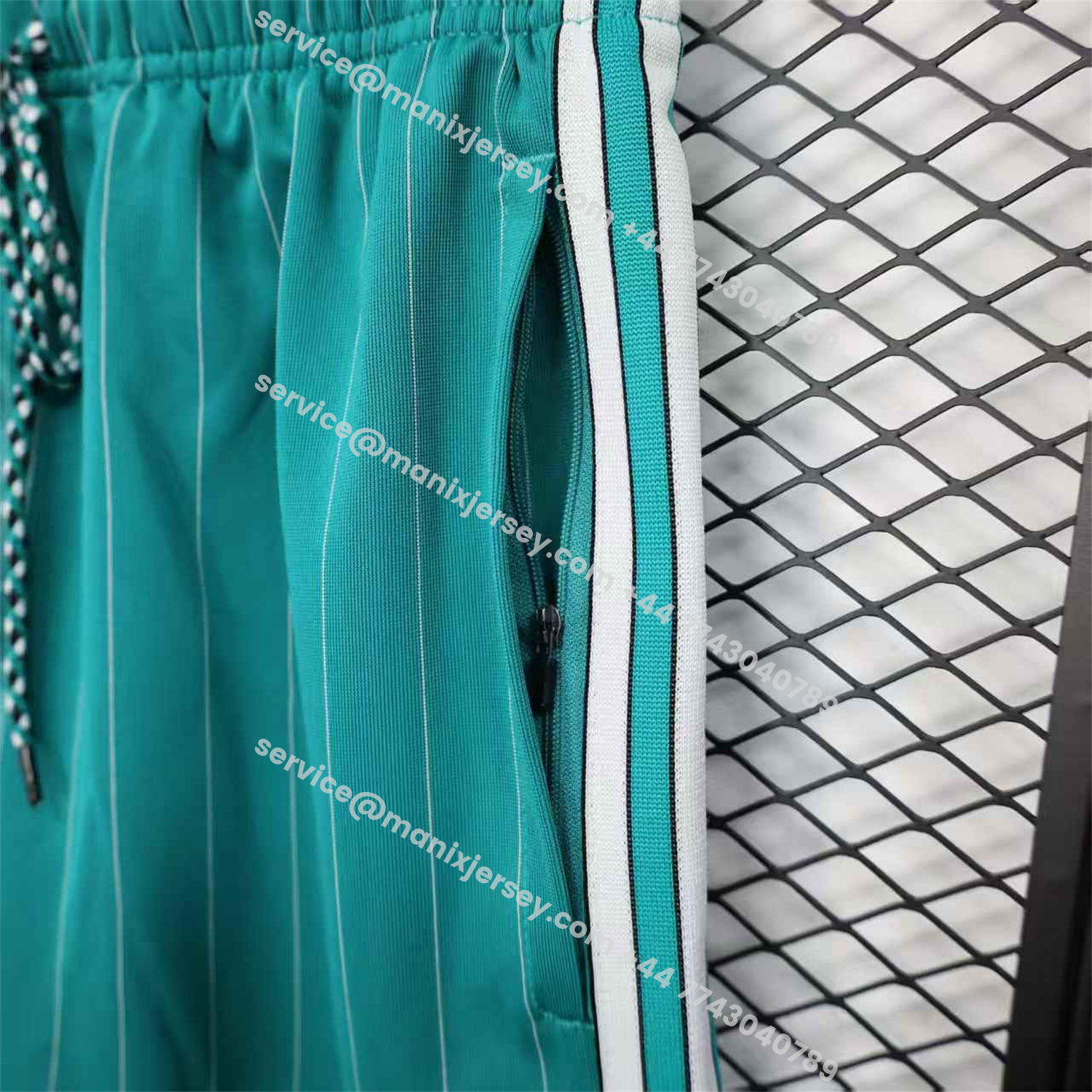 ManixJersey.com | Liver.pool 25-26 Trefoil Cyan Travel Shorts - Player Version -Customize Name, Number and Patch | Worldwide Shipping