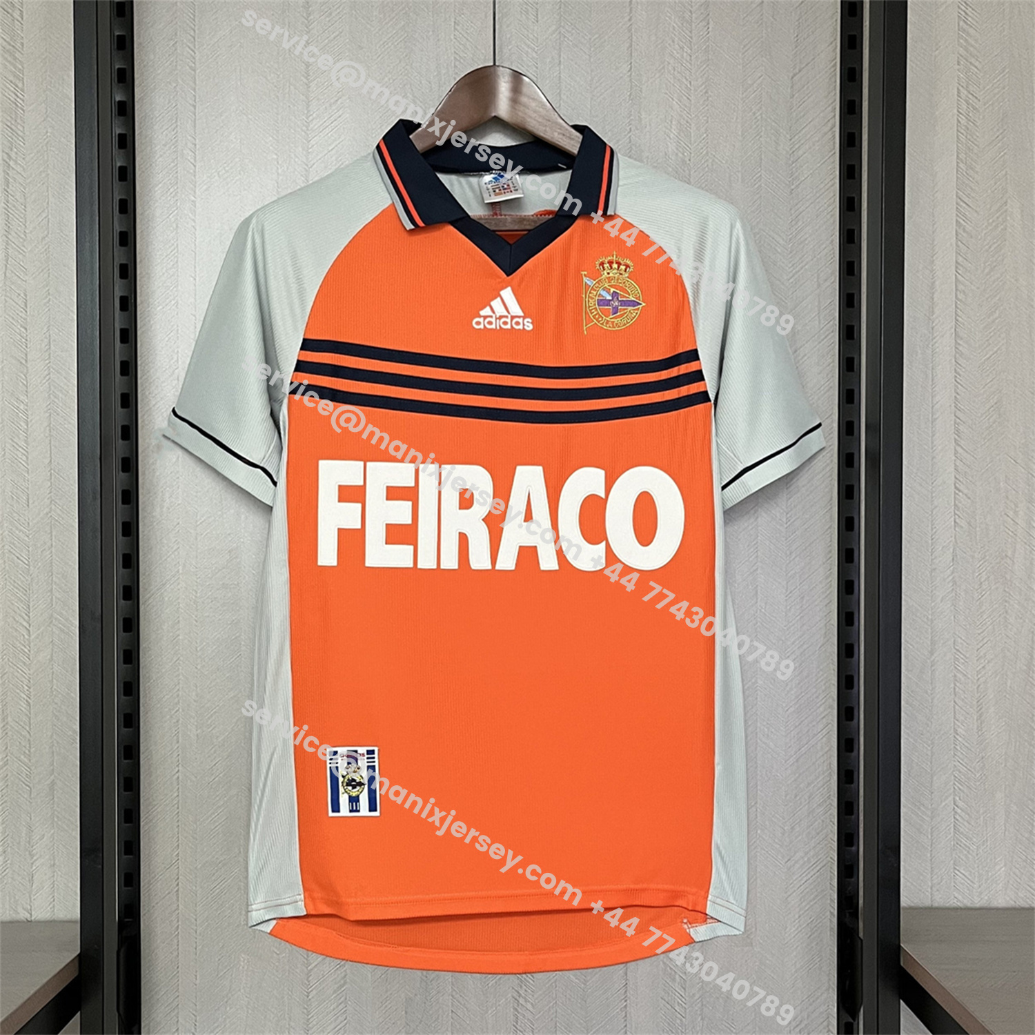 ManixJersey.com | Retro Deportivo de La Coruña 1998-99 Third Jersey -Customize Name, Number and Patch | Worldwide Shipping