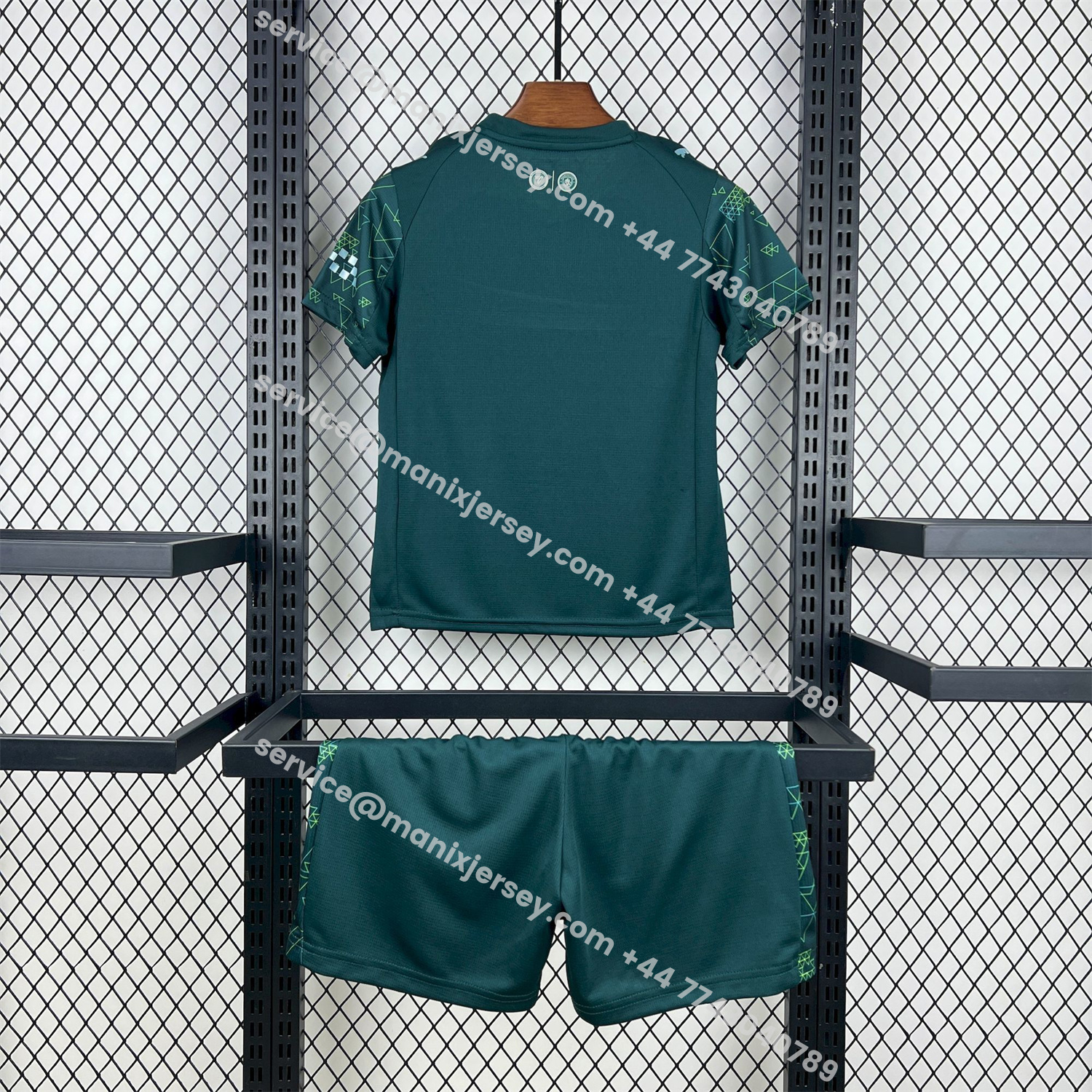 ManixJersey.com | Manchester City 25-26 Fourth Green Kids Kit -Customize Name, Number and Patch | Worldwide Shipping