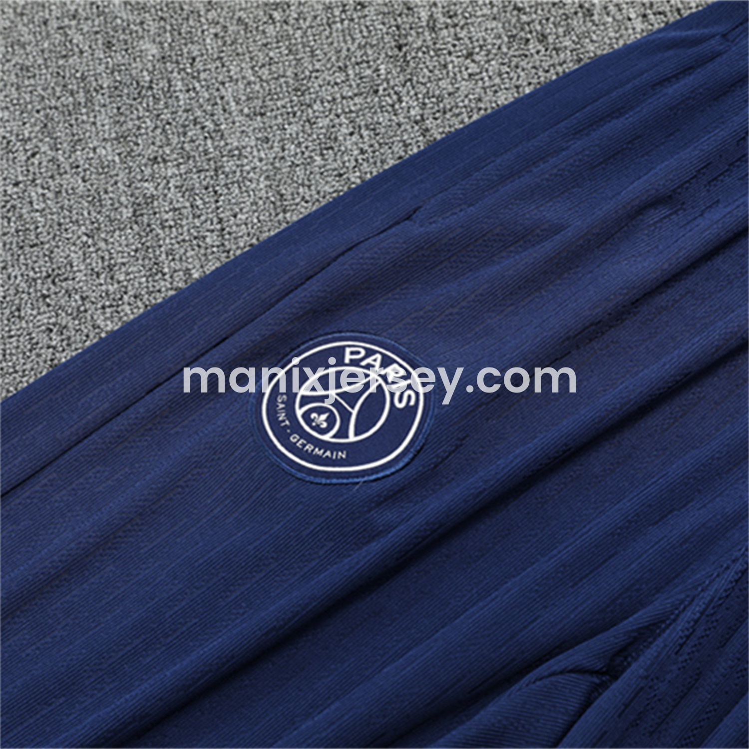 ManixJersey.com | Paris Saint-Germain PSG 25-26 Long Sleeves Training Set - Royal Blue Top & Royal Blue Pants -Customize Name, Number and Patch | Worldwide Shipping