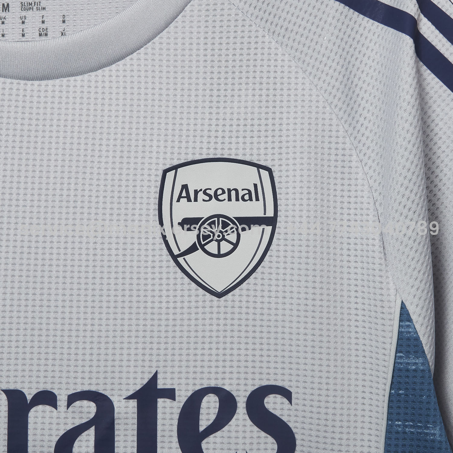 ManixJersey.com | Arsenal 25-26 White Training Jersey - Player Version -Customize Name, Number and Patch | Worldwide Shipping