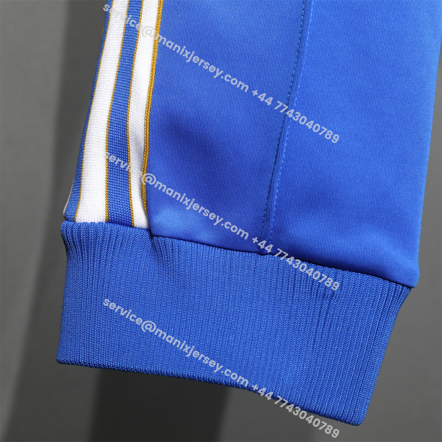 ManixJersey.com | Real Madrid 25-26 Pure Color Training Set - Blue Top and Blue Pants -Customize Name, Number and Patch | Worldwide Shipping