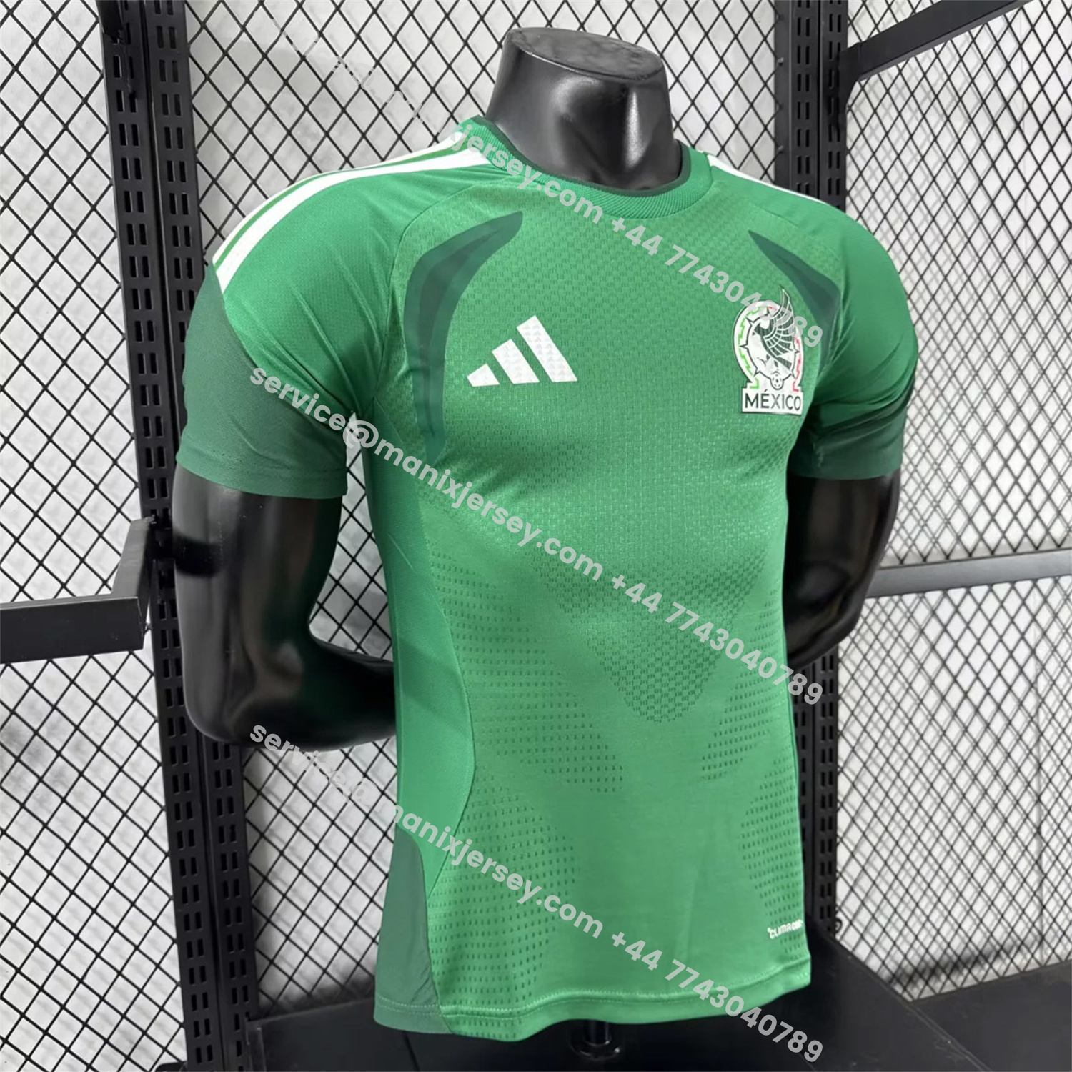 ManixJersey.com | Mexico 2026 Green Pre-Match Training Jersey - Player Version -Customize Name, Number and Patch | Worldwide Shipping