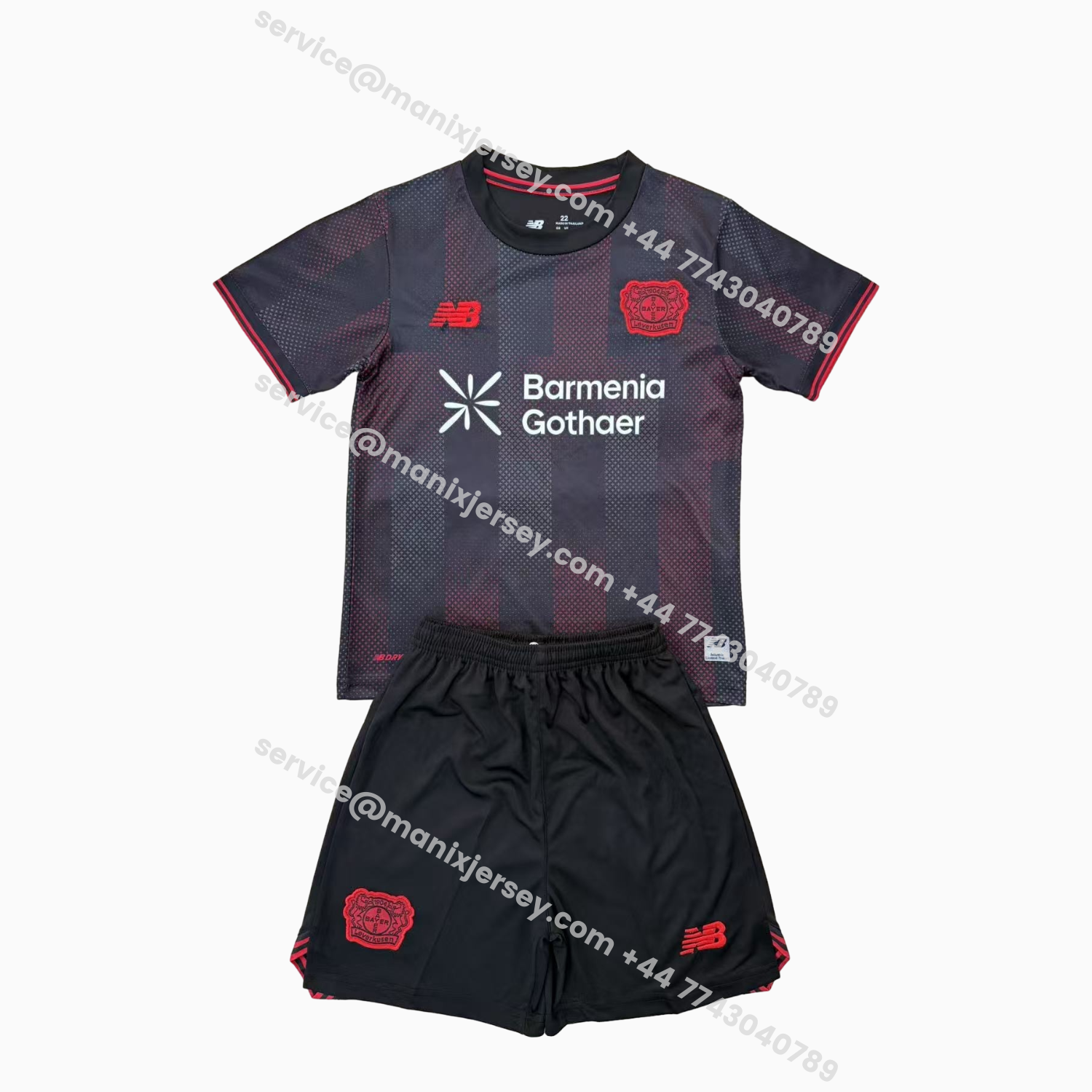 ManixJersey.com | Bayer 04 Leverkusen 25-26 Home Men's Adult Jersey Set - Fans Version -Customize Name, Number and Patch | Worldwide Shipping