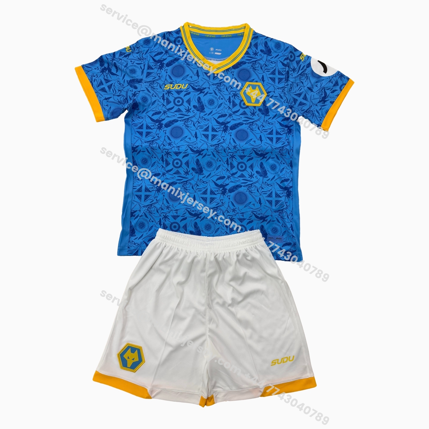 ManixJersey.com | Wolverhampton Wanderers Wolves 25-26 Third Kids Kit -Customize Name, Number and Patch | Worldwide Shipping
