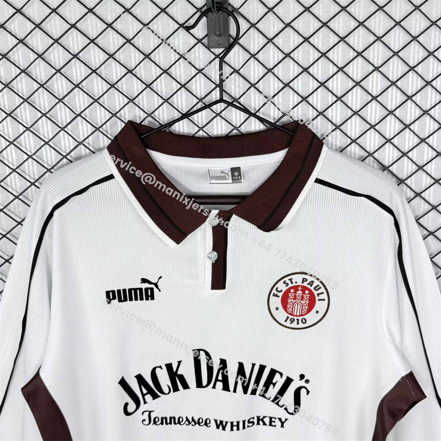 ManixJersey.com | Retro St. Pauli 1999-00 Home Long Sleeves Jersey -Customize Name, Number and Patch | Worldwide Shipping
