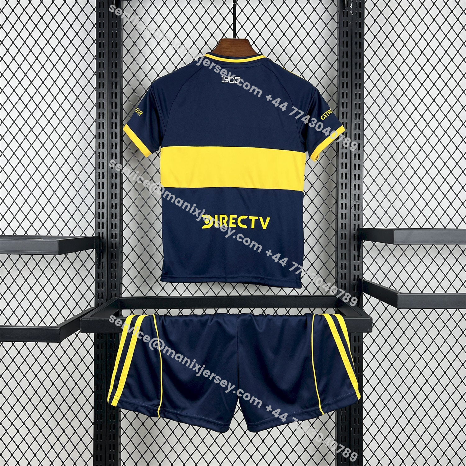 ManixJersey.com | Boca Juniors 25-26 Home 120th Anniversary Kids Kit -Customize Name, Number and Patch | Worldwide Shipping