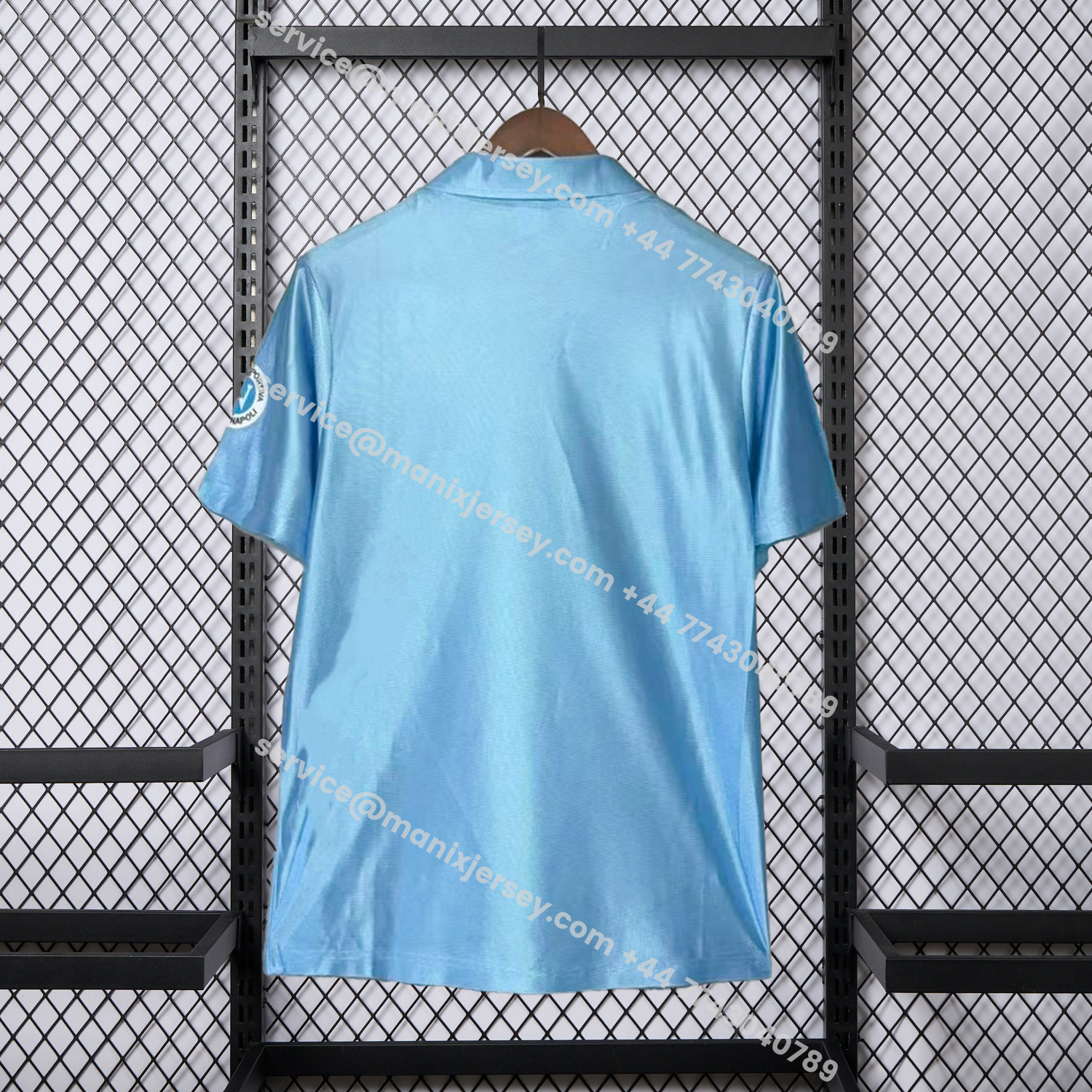 ManixJersey.com | Retro Napoli 1990-91 Home Blue Jersey -Customize Name, Number and Patch | Worldwide Shipping