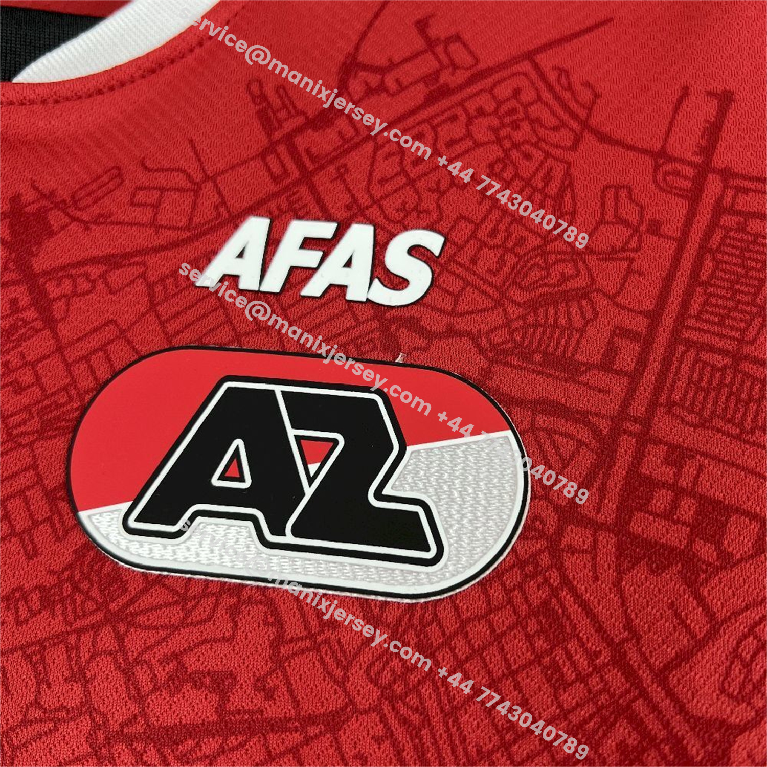 ManixJersey.com | AZ Alkmaar 25-26 Home Jersey - Fans Version -Customize Name, Number and Patch | Worldwide Shipping
