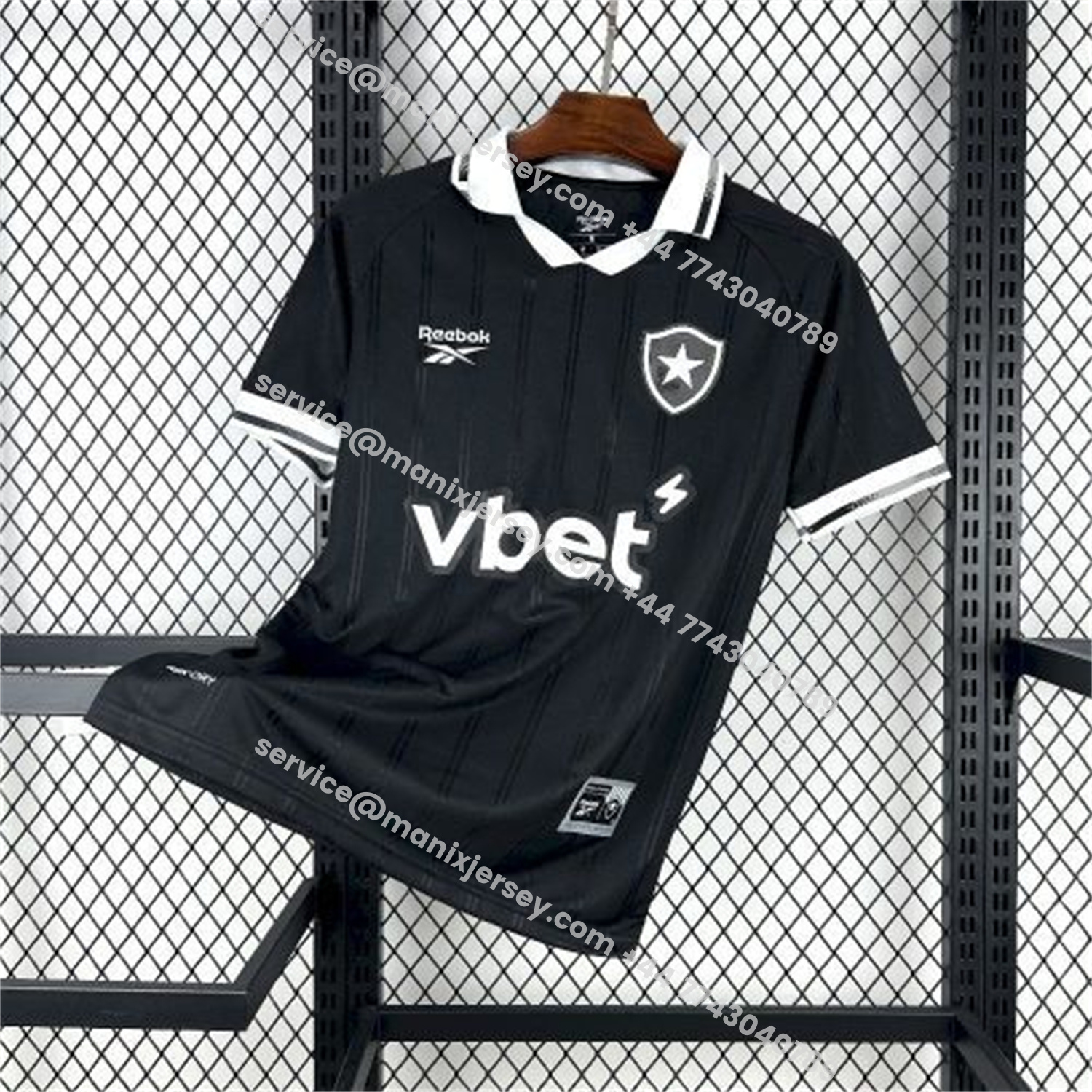 ManixJersey.com | Botafogo 25-26 Away Jersey - Fans Version -Customize Name, Number and Patch | Worldwide Shipping