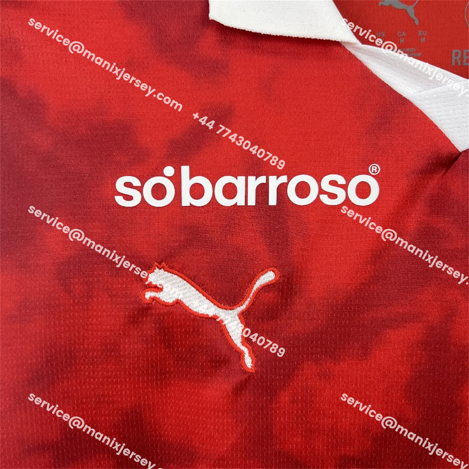 ManixJersey.com | Braga 25-26 Home Jersey - Fans Version -Customize Name, Number and Patch | Worldwide Shipping