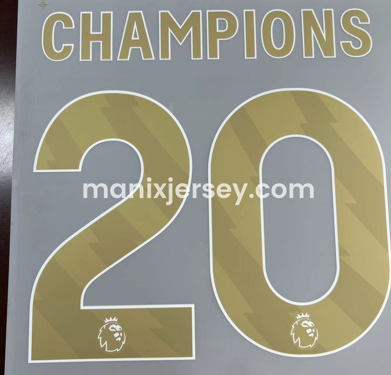 ManixJersey.com | Liver.pool 24-25 Home Jersey with Golden Champions Patch - Fans Version -Customize Name, Number and Patch | Worldwide Shipping