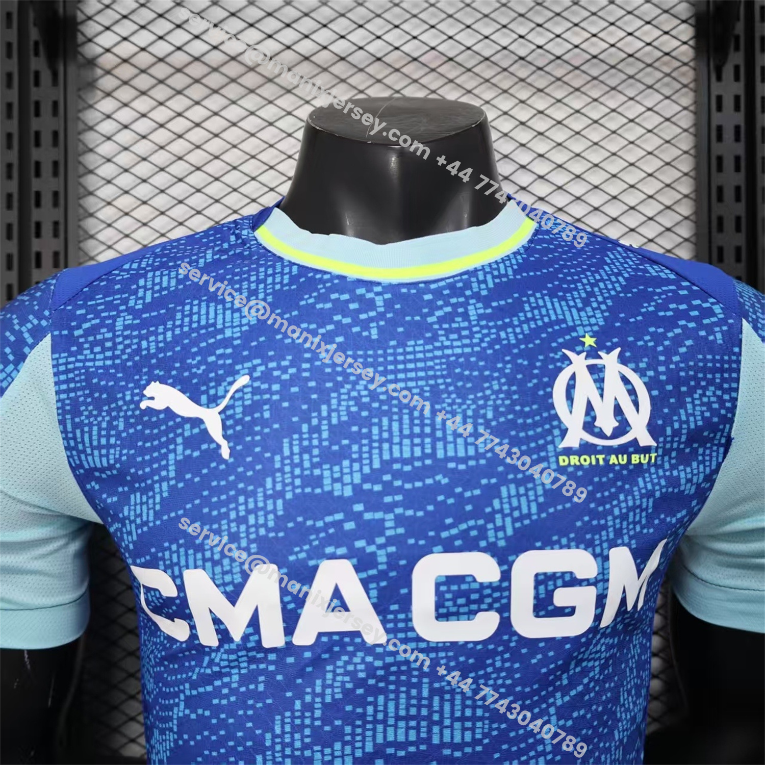ManixJersey.com | Marseille 25-26 Third Jersey - Player Version -Customize Name, Number and Patch | Worldwide Shipping