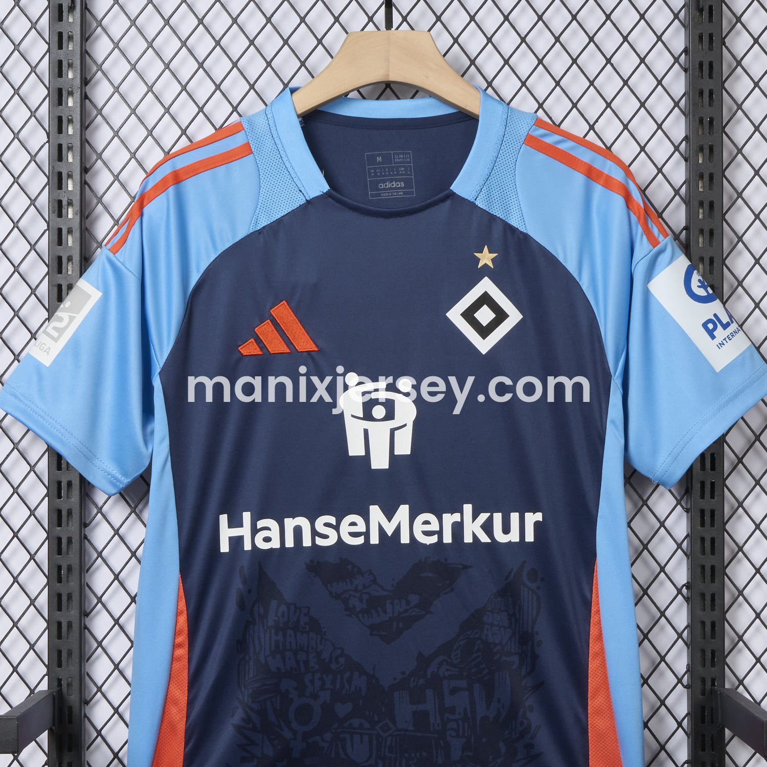 ManixJersey.com | Hamburger SV 24-25 World Girls' Day Blue Special Jersey - Fans Version -Customize Name, Number and Patch | Worldwide Shipping
