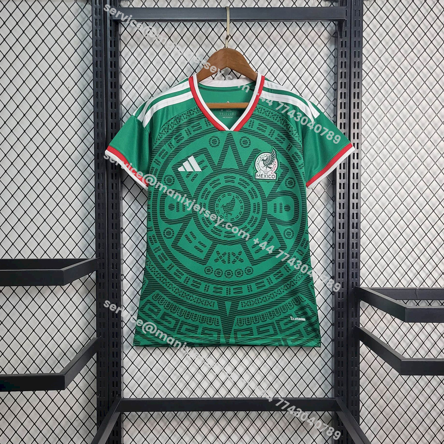 ManixJersey.com | Women's Mexico 2026 Home Jersey - Fans Version -Customize Name, Number and Patch | Worldwide Shipping