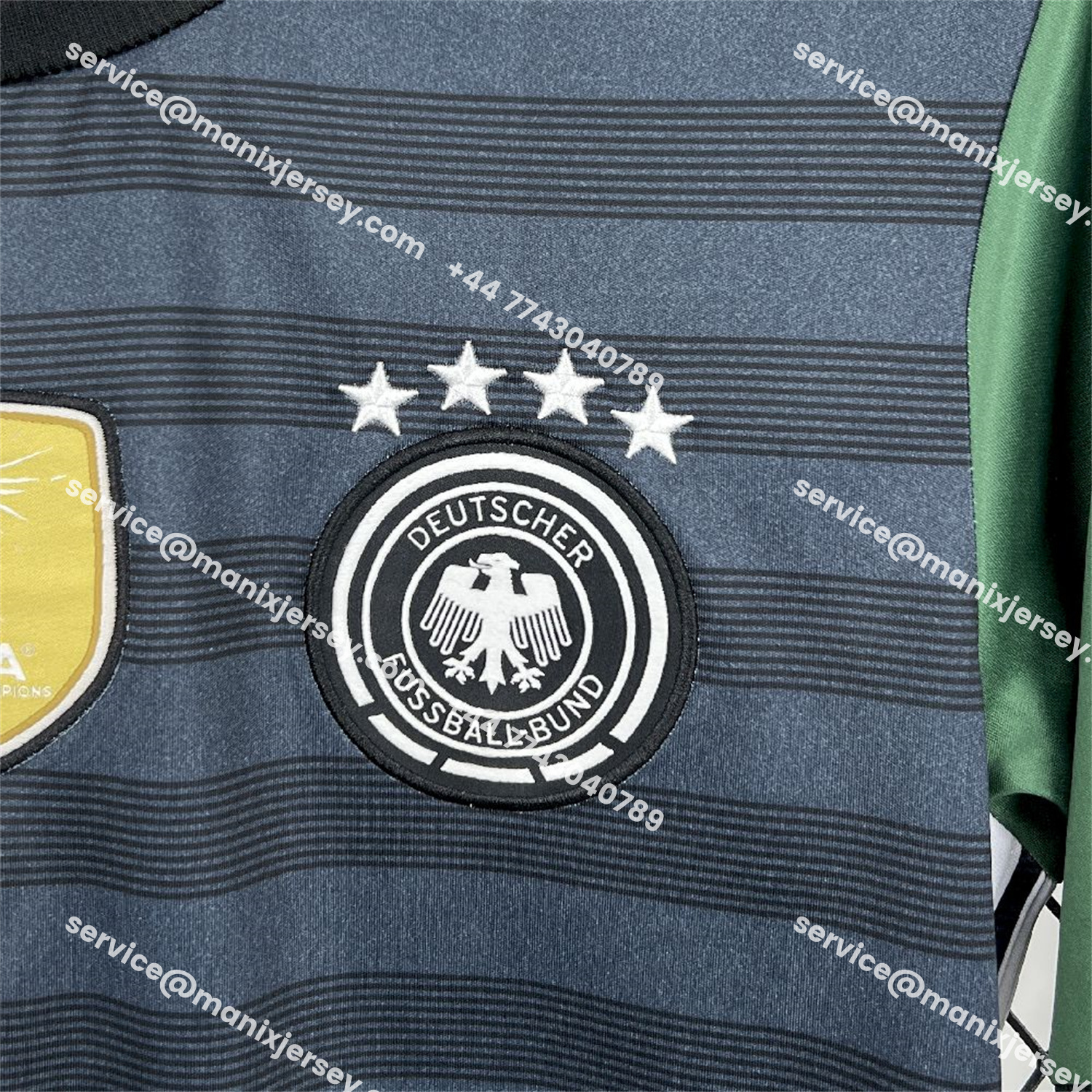 ManixJersey.com | Germany 25-26 White And Black Special Jersey - Fans Version -Customize Name, Number and Patch | Worldwide Shipping