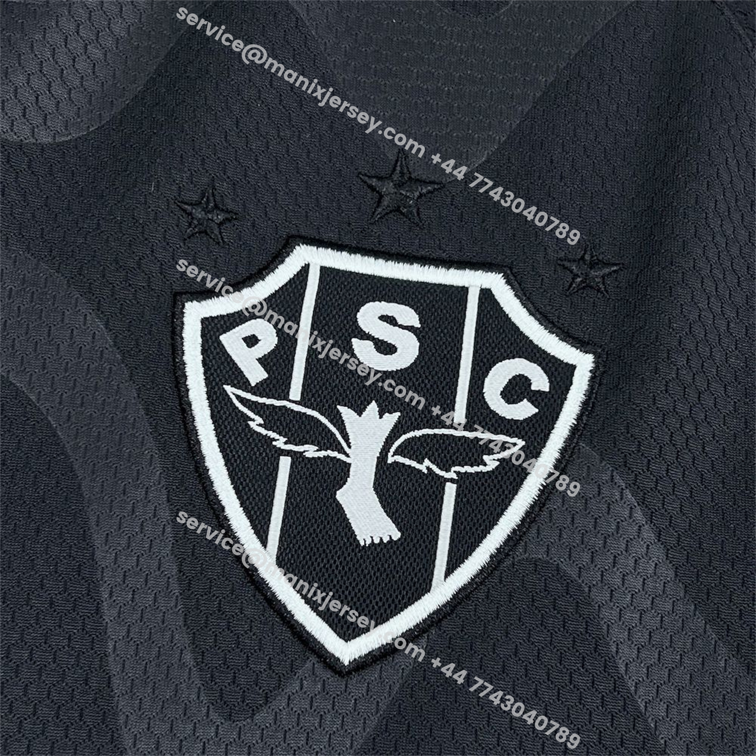 ManixJersey.com | Paysandu 25-26 Third Black Jersey - Fans Version -Customize Name, Number and Patch | Worldwide Shipping