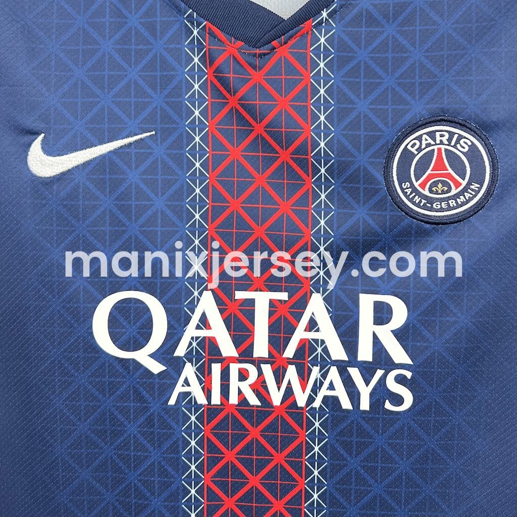 ManixJersey.com | Paris Saint-Germain PSG 25-26 Home Kids Kit -Customize Name, Number and Patch | Worldwide Shipping