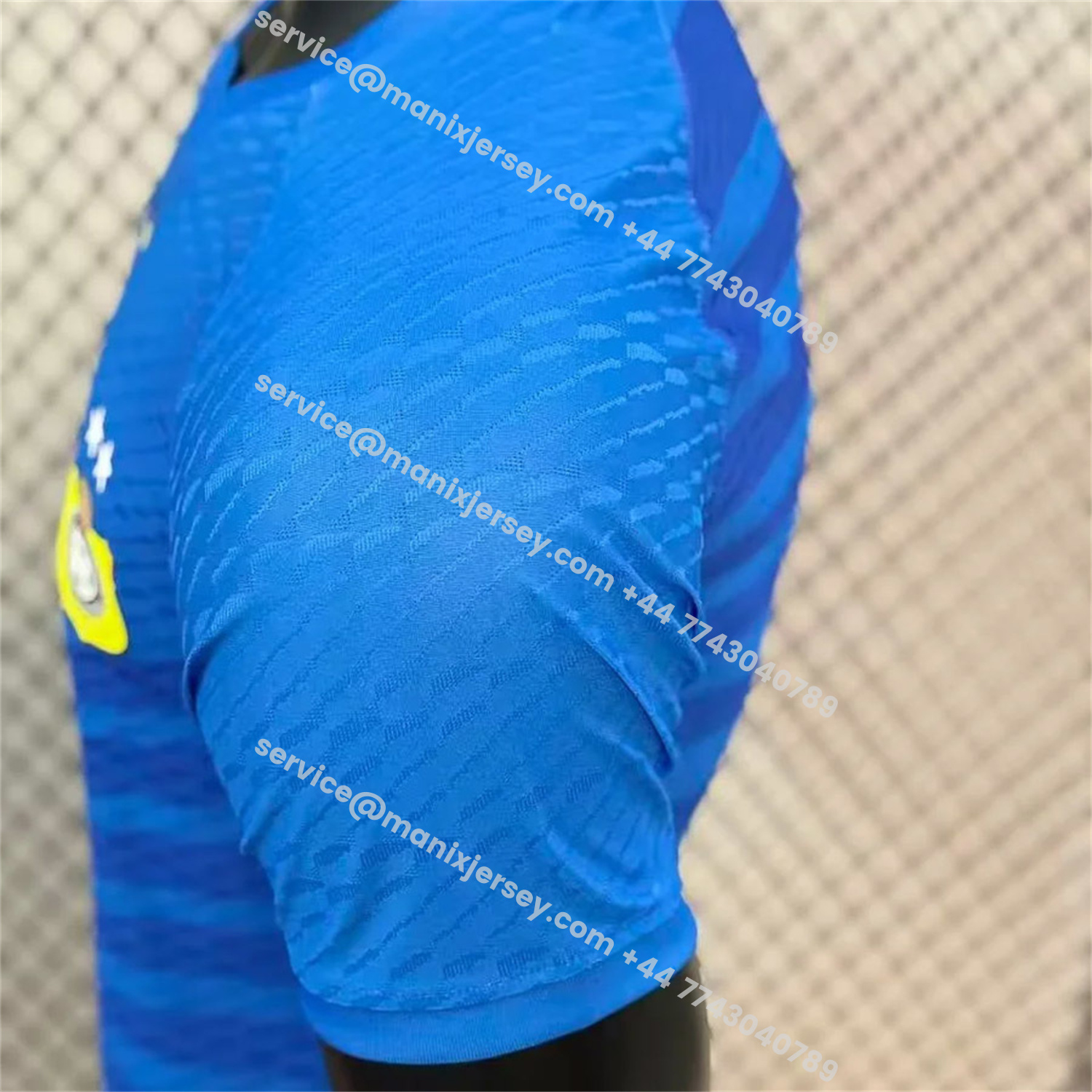 ManixJersey.com | Retro Congo 2023 Home Blue Jersey - Player Version -Customize Name, Number and Patch | Worldwide Shipping