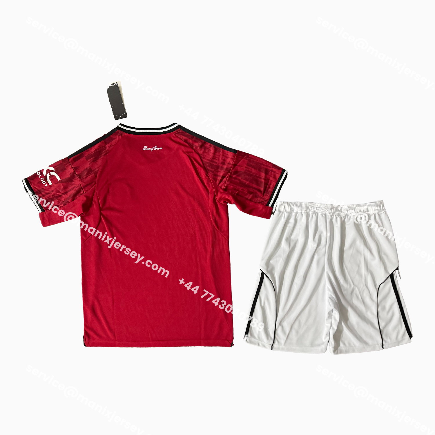 ManixJersey.com | Manchester United 25-26 Home Men's Adult Jersey Set - Fans Version -Customize Name, Number and Patch | Worldwide Shipping