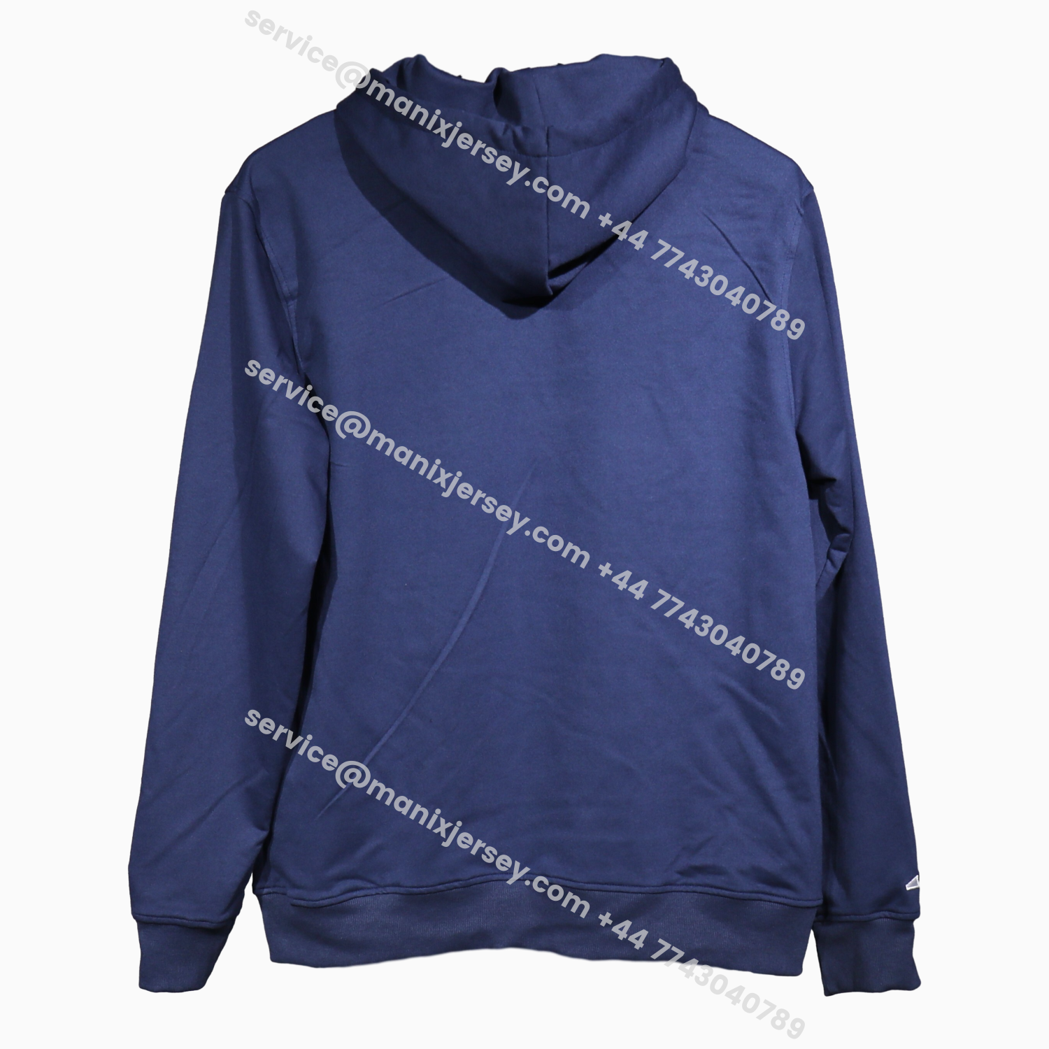 ManixJersey.com | Arsenal 25-26 Pure Color Training Hoodie Set - Deep Blue Hoodie and Deep Blue Pants -Customize Name, Number and Patch | Worldwide Shipping