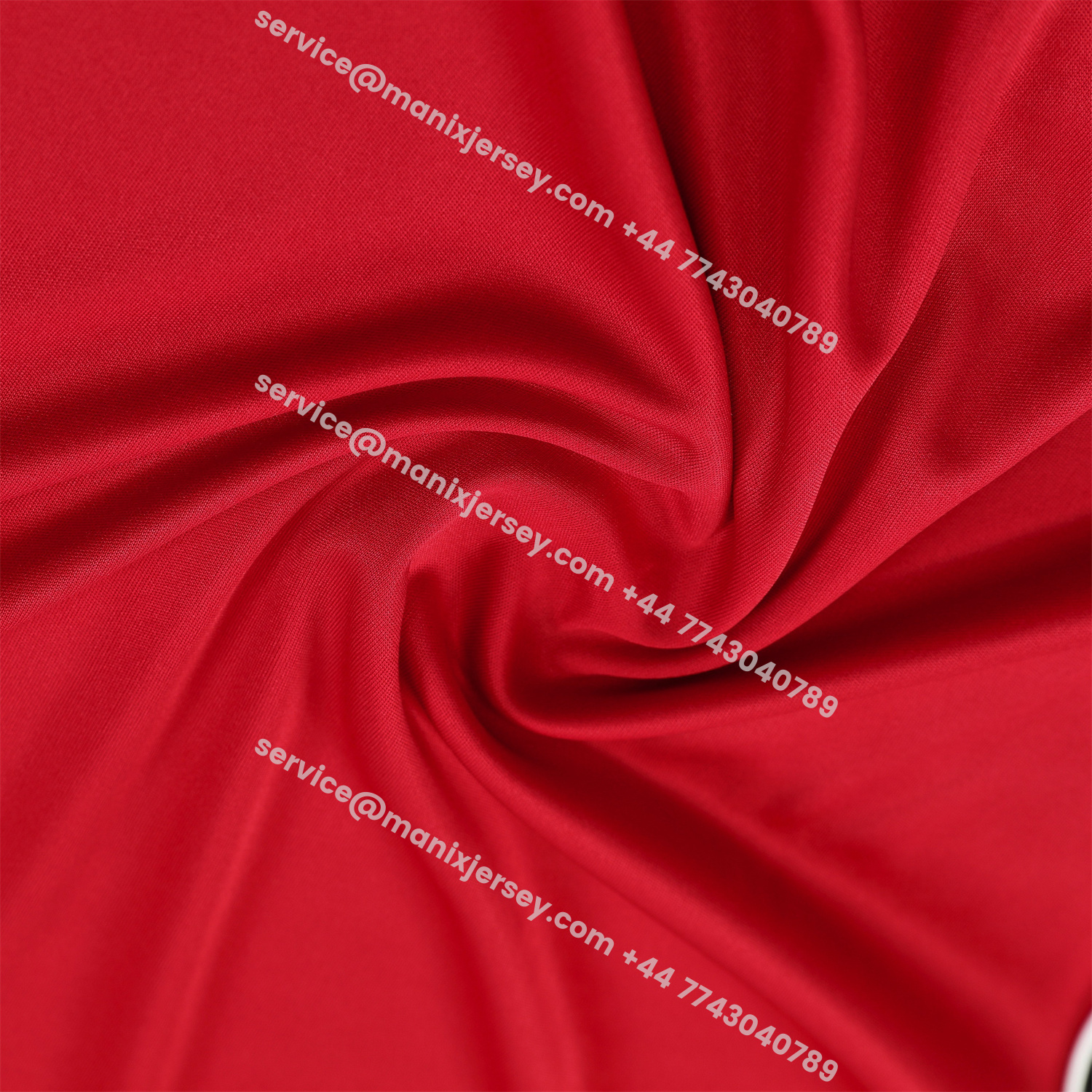ManixJersey.com | Manchester United 25-26 Vest Training Set - Pure Red Vest & Black Shorts -Customize Name, Number and Patch | Worldwide Shipping