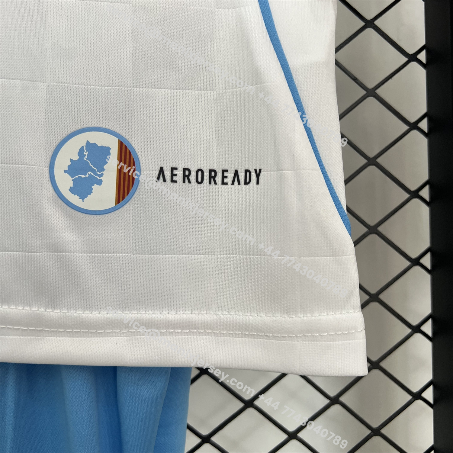 ManixJersey.com | Real Zaragoza 25-26 Home Kids Kit -Customize Name, Number and Patch | Worldwide Shipping