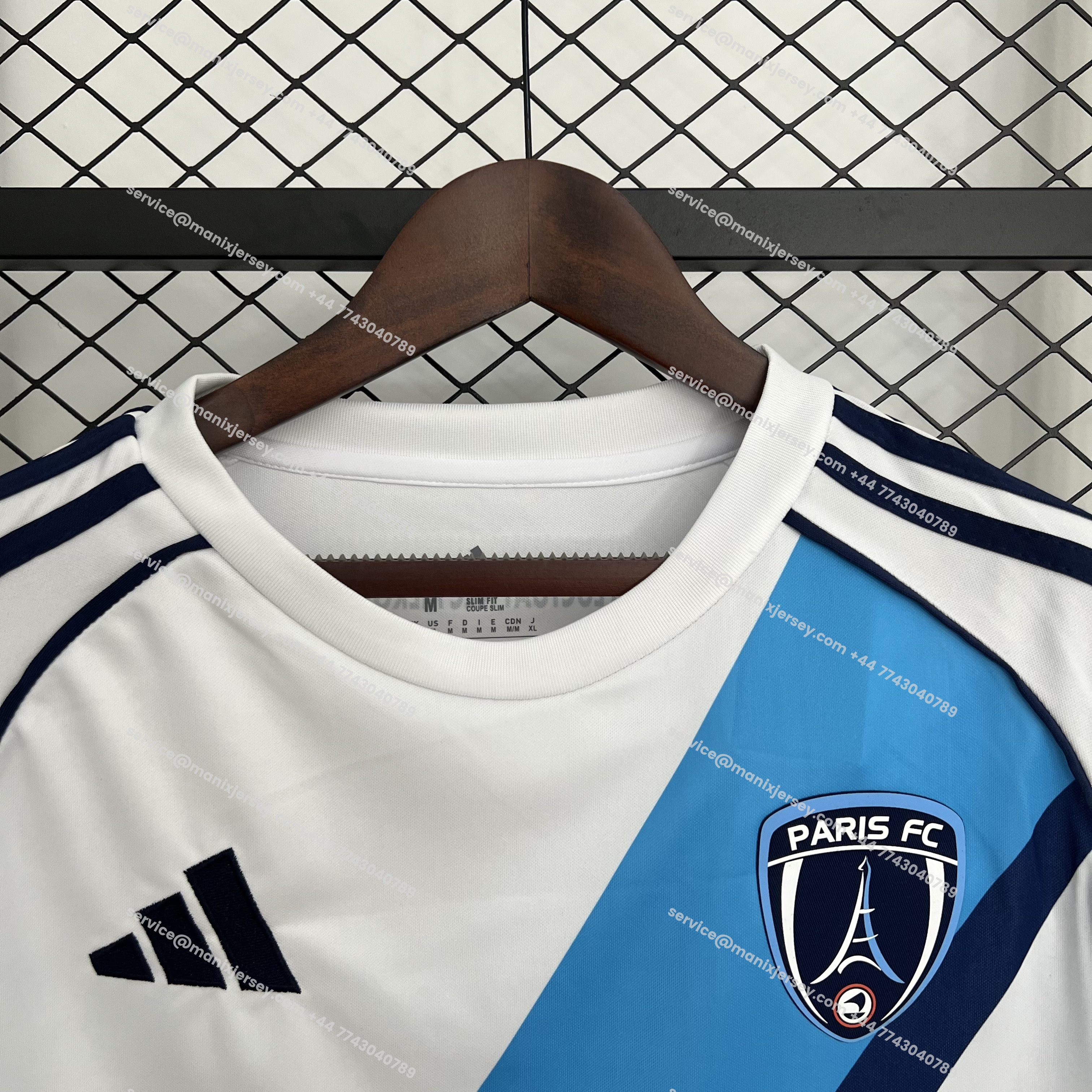 ManixJersey.com | Paris FC 25-26 Away Jersey - Fans Version -Customize Name, Number and Patch | Worldwide Shipping