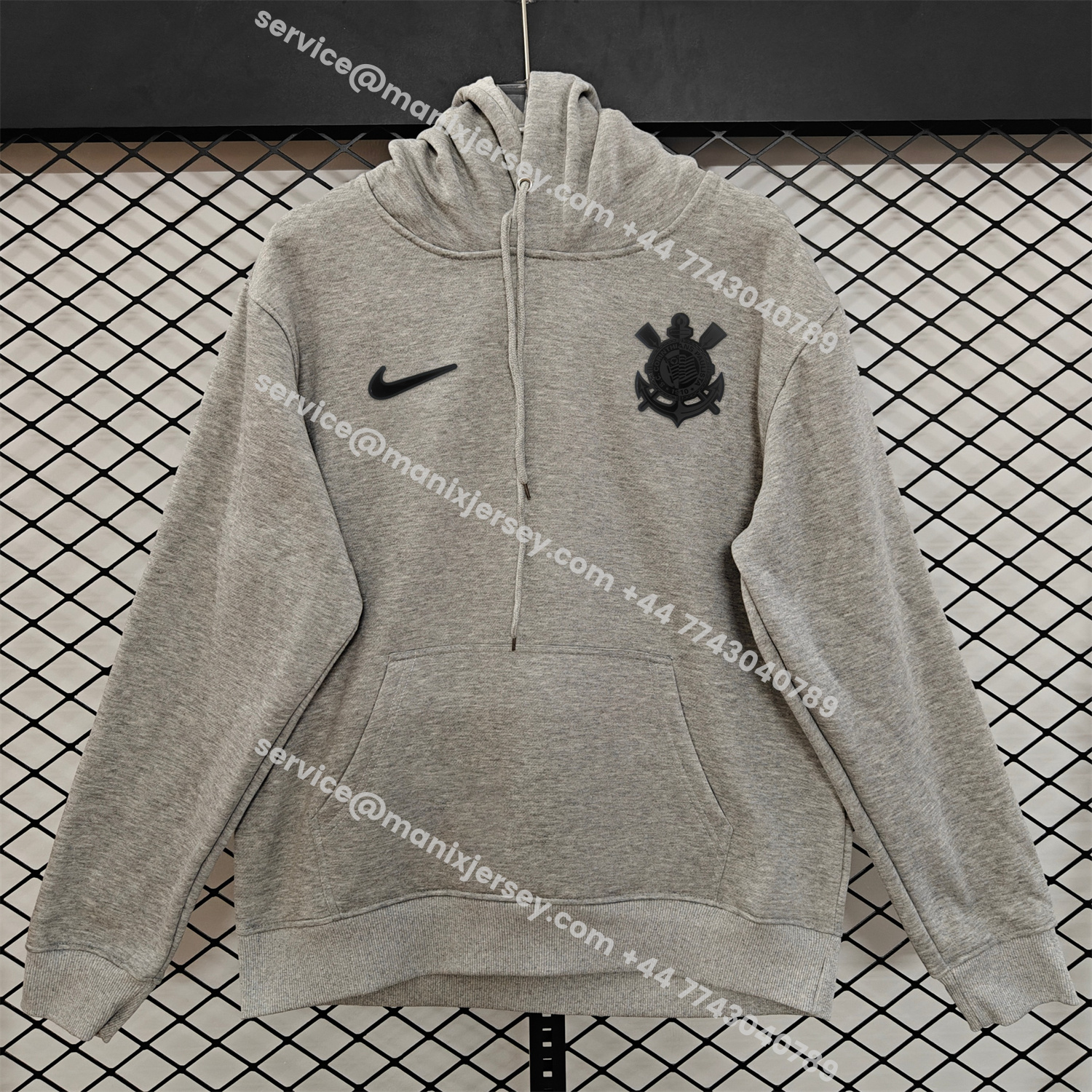 ManixJersey.com | Corinthians 25-26 Originals Terrace Black Icon Unisex Pullover Hoodie -Customize Name, Number and Patch | Worldwide Shipping