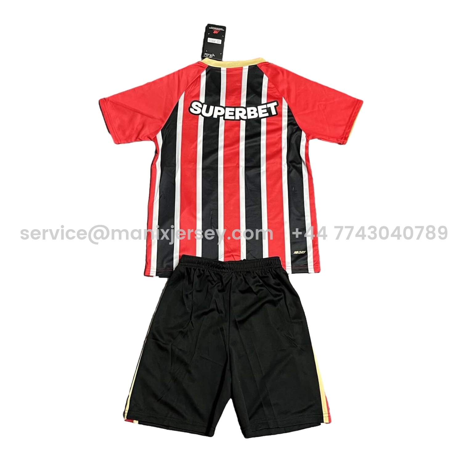 ManixJersey.com | Sao Paulo 25-26 Away Kids Kit -Customize Name, Number and Patch | Worldwide Shipping