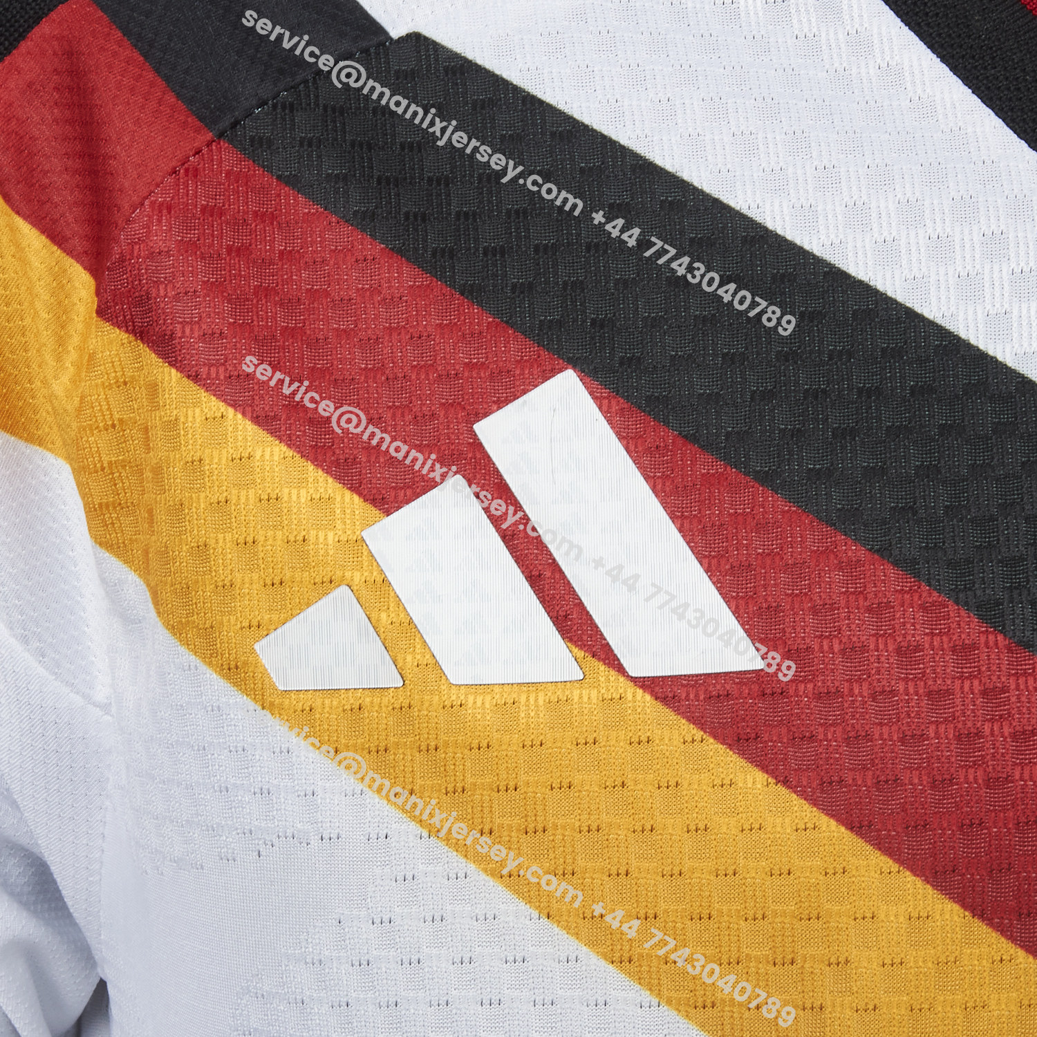 ManixJersey.com | Germany 25-26 Home (Informal-release Version) Long Sleeves Jersey - Player Version -Customize Name, Number and Patch | Worldwide Shipping