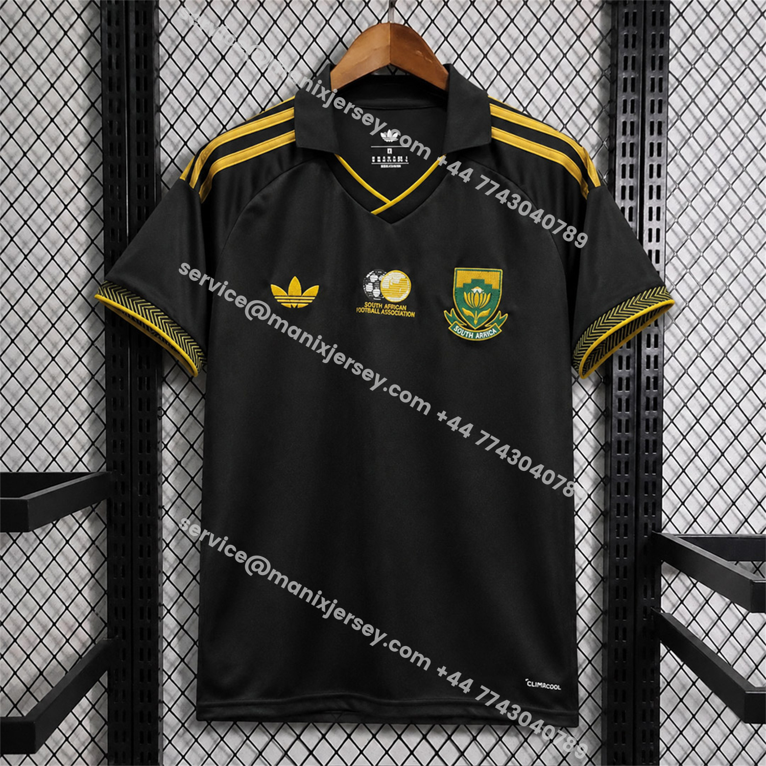 South Africa 2026 Black With Yellow Accents Special Jersey - Fans Version:football jersey mysite: unitedjerseyfootball 邓江浪:football