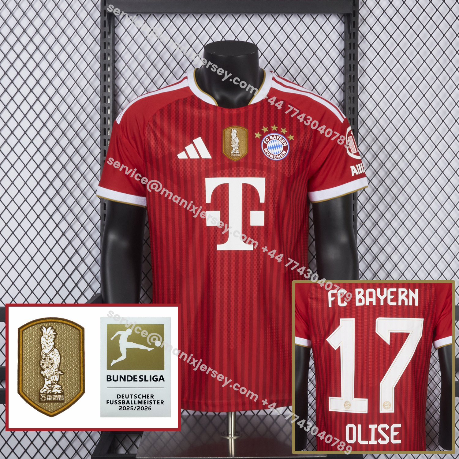 Bayern Munich 26-27 Home Jersey - Player Version:football jersey mysite: unitedjerseyfootball 邓江浪:football