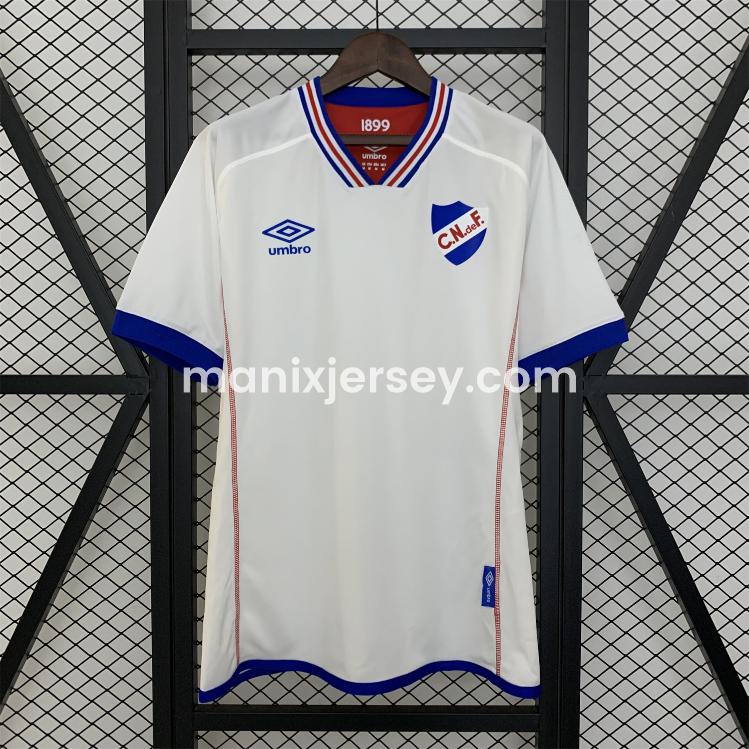 ManixJersey.com | Uruguay Nacional Club Nacional de Football 25-26 White Training Jersey - Fans Version -Customize Name, Number and Patch | Worldwide Shipping