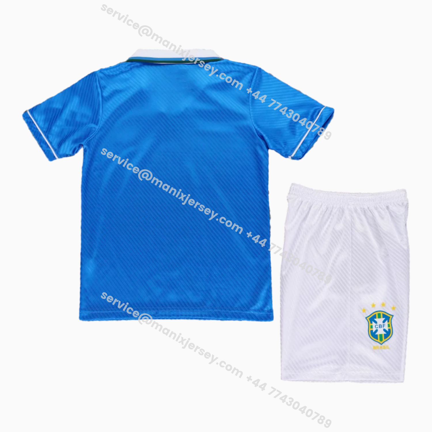ManixJersey.com | Retro Brazil 1996 Away Kids Kit -Customize Name, Number and Patch | Worldwide Shipping