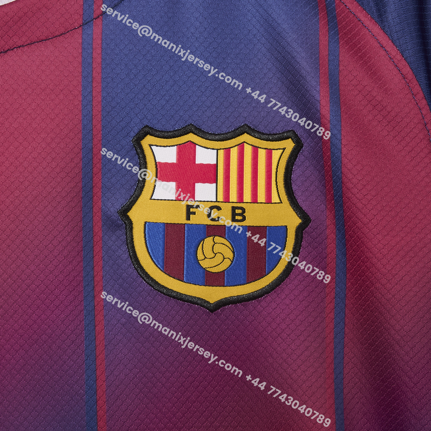 ManixJersey.com | Barcelona 25-26 Ed Sheeran Home Special Jersey - Fans Version -Customize Name, Number and Patch | Worldwide Shipping