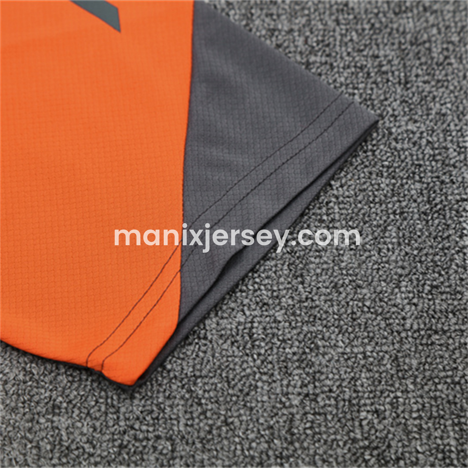 ManixJersey.com | Bayern Munich 25-26 Short-Sleeve Training Set - Orange Top & Gray shorts -Customize Name, Number and Patch | Worldwide Shipping