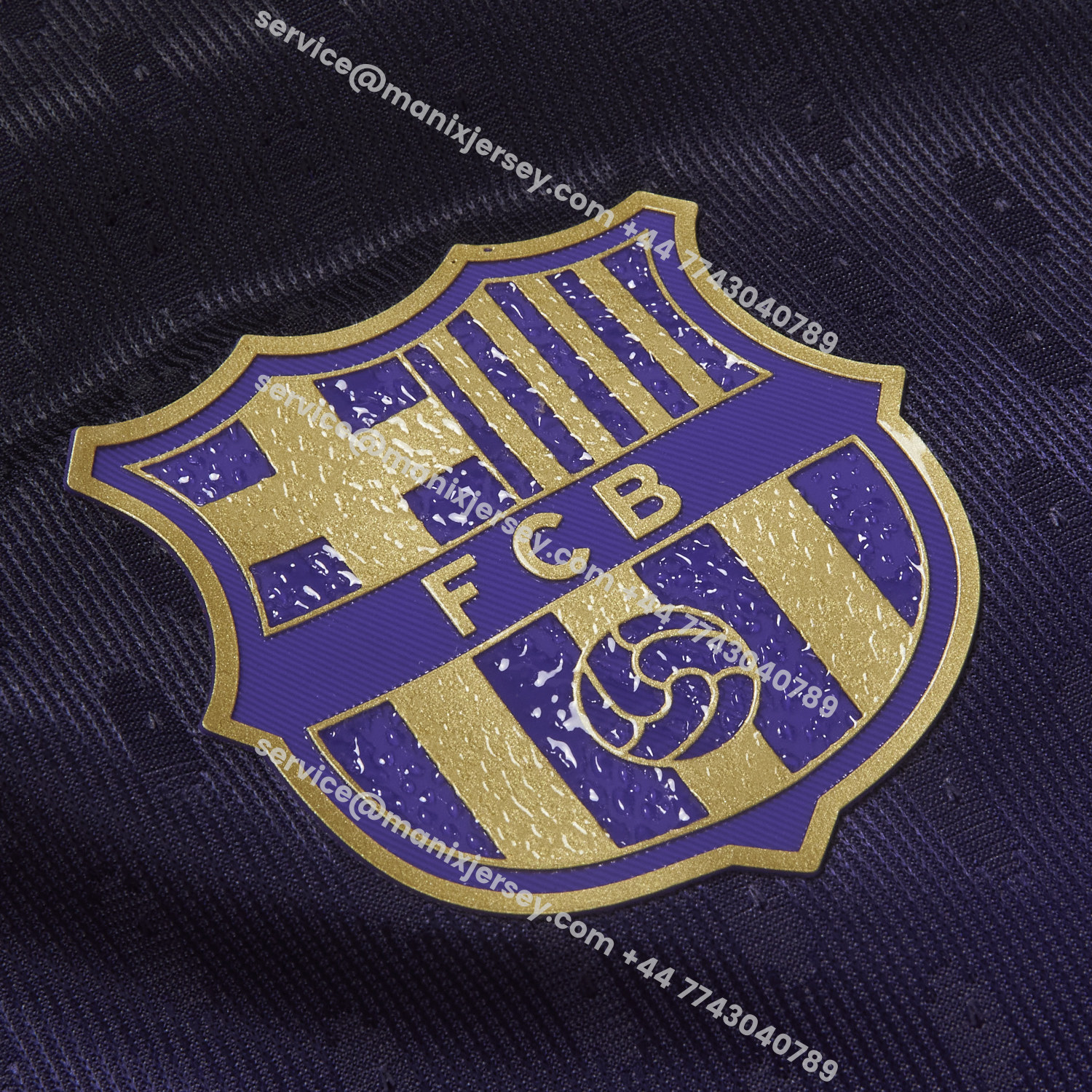 ManixJersey.com | Barcelona 26-27 Away Purple-Black Gradient Jersey - Player Version -Customize Name, Number and Patch | Worldwide Shipping